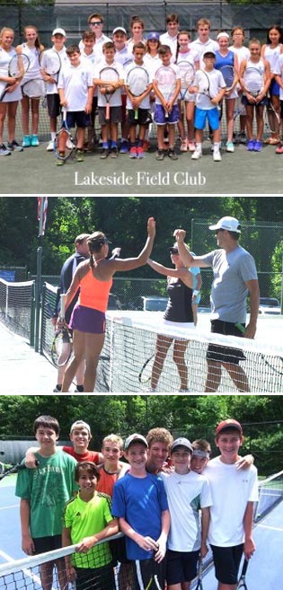 tennis matches at lakeside field club